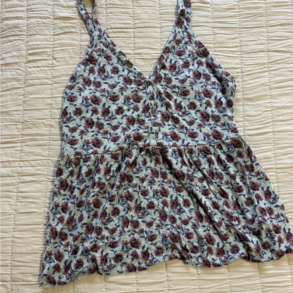 American Eagle Floral Tank Top